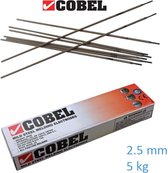 Laselektroden 2.5 mm E6013 voor het lassen van staal 5 kg