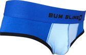 Bum Bling - Heren Sportieve Slip - Underwear - Low Waist - Blauw - Maat XL - Kerstonderbroek