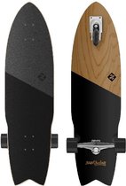 Street Surfing Shark Attack 36" Zelfrijdend Longboard Koa Black