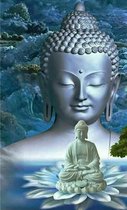 Diamond Painting Budha / Boedha 40 x 65 vierkante steentjes Steentjes