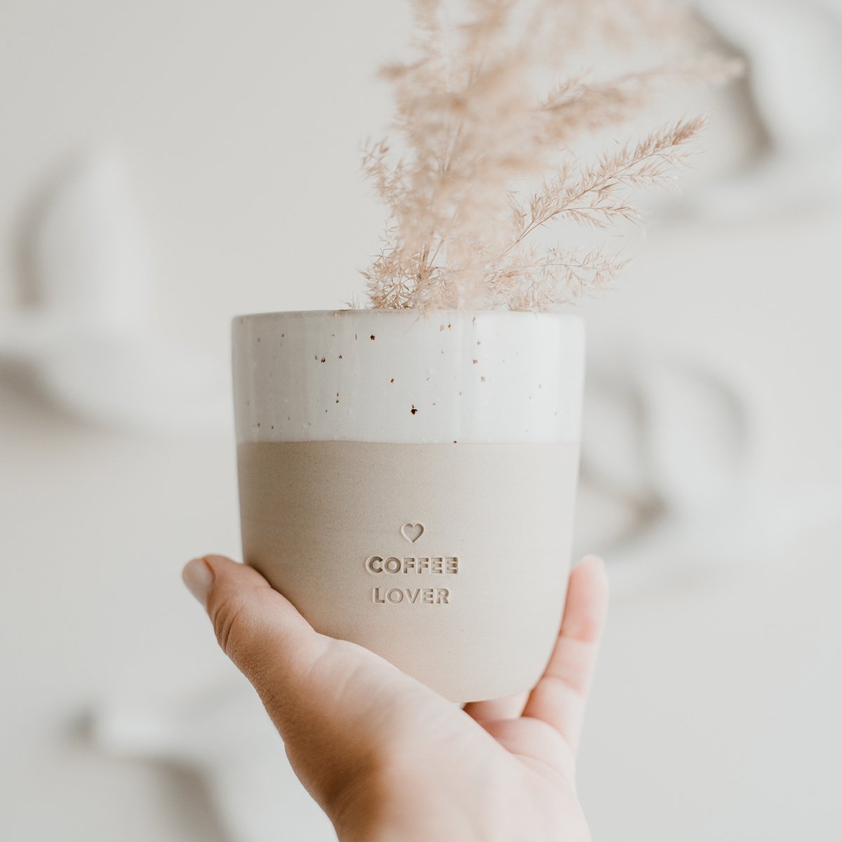 Koffie / Thee Mok - aardewerk - 300 ml - Coffee Lover