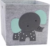 Speelmand olifant || 1 stuk|| wasmand|| opbergkist Voor kinderen || kinderkamer|| kind opbergzak