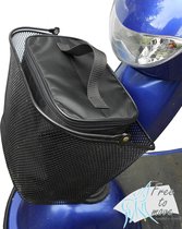 Zorgmiddelenaanhuis - Mandtas voor uw scootmobiel — Deluxe - 17 cm x 23 cm x 25 cm (LxBxH) - Zwart
