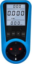 Energiemeter -  Stroommeter - kWh meter - Elektriciteitsmeters - Verbruiksmeter - Stroomverbruik - KWh - Blauw