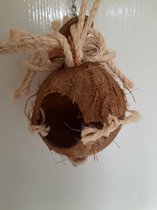 Papegaaien en parkieten speelgoed Coconut house split
