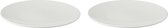 Palmer Bord coupe White Delight 21 cm Wit Porselein 2 stuk(s)