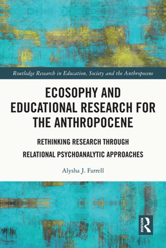 Routledge Research in Education, Society and the Anthropocen ... - cover