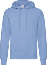 Fruit of the Loom - Classic Hoodie - Poeder Blauw - XL