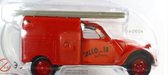 Citroën 2CV AZU brandweerwagen 1955 No. 60 (Rood) (9cm) (NL) 1:43 Norev - Modelauto- Schaalmodel - Miniatuur  auto