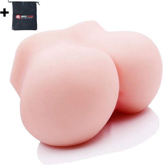 Quick Relief Elisha™ - Masturbator - Sex toy - Kunst Vagina en Anus - Pocket Pussy - Sex Toy voor Mannen + Handig Opbergzakje - Kerst Cadeau