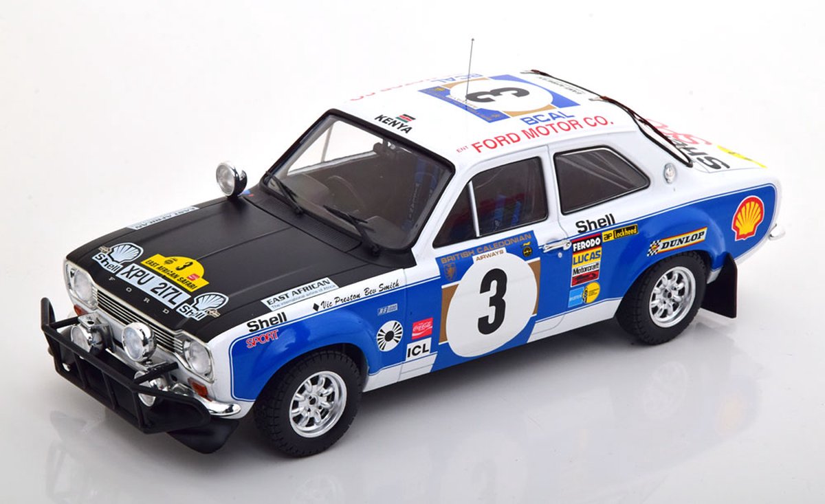 Ford Escort MK1 RS 1600 #3 Safari Rally 1973 - 1:18 - IXO Models