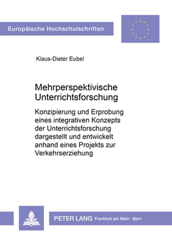 Mehrperspektivische Unterrichtsforschung - cover