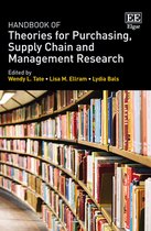 Research Handbooks in Business and Management series- Handbook of Theories for Purchasing, Supply Chain and Management Research