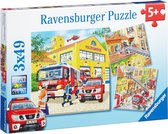 Ravensburger 094011 puzzel Legpuzzel 49 stuk(s) Voertuigen