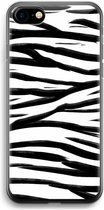 CaseCompany® - iPhone 7 hoesje - Zebra pattern - Soft Case / Cover - Bescherming aan alle Kanten - Zijkanten Transparant - Bescherming Over de Schermrand - Back Cover