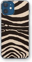Case Company® - iPhone 12 hoesje - Arizona Zebra - Soft Case / Cover - Bescherming aan alle Kanten - Zijkanten Transparant - Bescherming Over de Schermrand - Back Cover