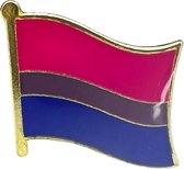 LGBTIQ + Pride Biseksueel Kledingspeld Enamel Emaille Pin Badge Reverse Broche