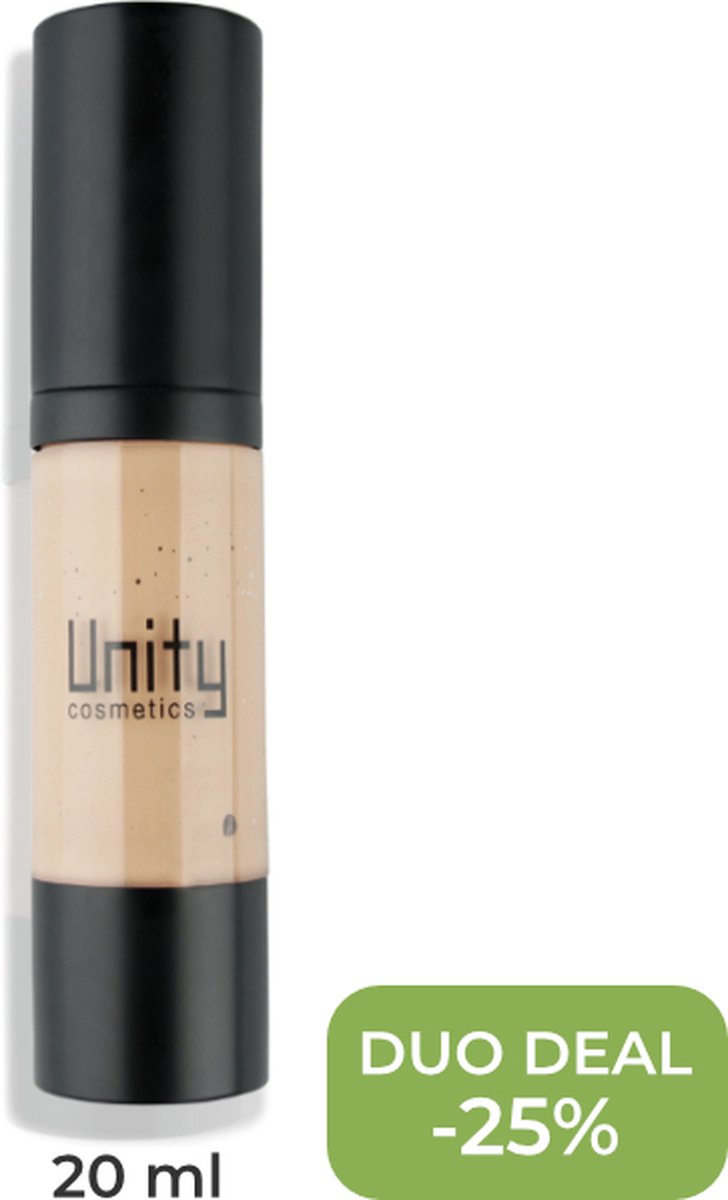 Unity Cosmetics | Foundation 20ml | 722 Alabaster | hypoallergeen • parfumvrij • parabeenvrij