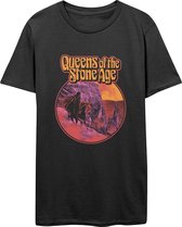 Queens Of The Stone Age Heren Tshirt -2XL- Hell Ride Zwart