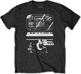 At The DriveIn Heren Tshirt -S- Monitor Zwart