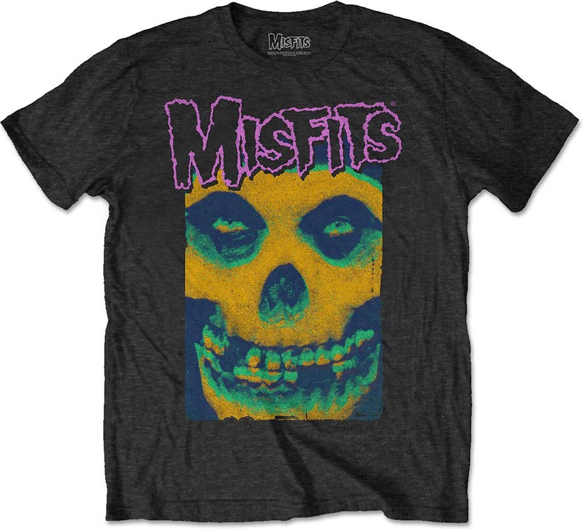 Misfits - Warhol Fiend Heren T-shirt - 2XL - Zwart