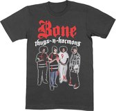 Bone ThugsNHarmony Heren Tshirt -2XL- E. 1999 Zwart