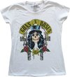 Guns N' Roses - Slash '85 Dames T-shirt - XL - Wit