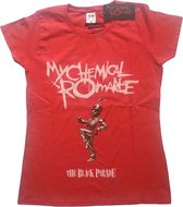 My Chemical Romance Dames Tshirt -XS- The Black Parade Cover Rood