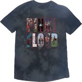 Tshirt Pink Floyd Homme -XL- Echoes Album Montage Zwart