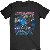 Iron Maiden Heren Tshirt -M- Final Frontier Zwart