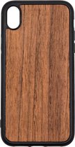 Apple Iphone X / XS Noten - Houten GSM / Telefoon Hoesje - Shockproof TPU Case