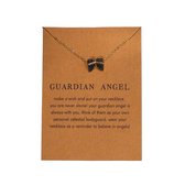 Guardian Angel ketting - Beschermengel ketting - Geluksketting - Goud