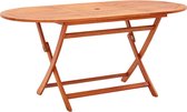 Decoways - Tuintafel inklapbaar 160x85x74 cm massief eucalyptushout