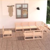 Decoways - 8-delige Loungeset massief grenenhout