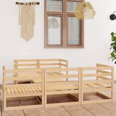 Decoways - 6-delige Loungeset massief grenenhout