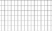 Decoways - Dubbelstaafmatten 2,008x1,23 m 4 m (totale lengte) zilverkleur