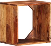 Decoways - Bijzettafel 40x30x40 cm massief sheeshamhout
