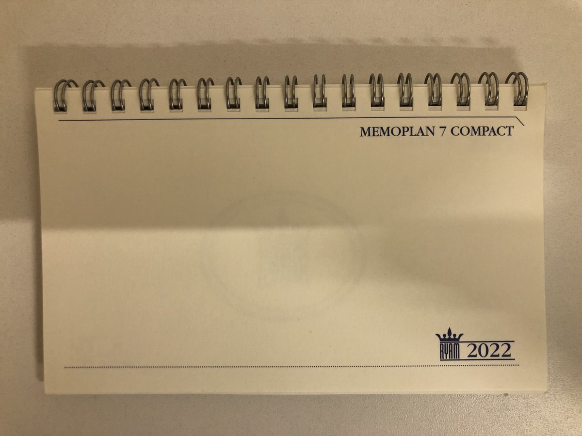Memoplan 7 compact agenda inhoud 2022