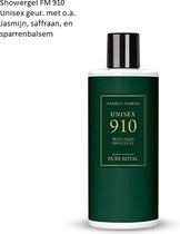 Perfumed Shower Gel -300ml - Unisex geur  FM 910 - Zoet - Jasmijn - saffraan - sparrenbalsem - cedarwood - kasjmierhout- ambergris - mos -