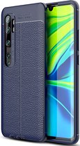 Xiaomi Mi Note 10 Pro Hoesje - Mobigear - Luxury Serie - TPU Backcover - Blauw - Hoesje Geschikt Voor Xiaomi Mi Note 10 Pro