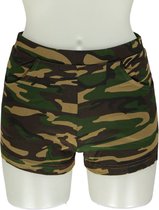 Hotpants dames | Camouflage design | Maat L/XL | Hotpants | Feestkleding | Hotpants met print | Carnavalskleding | Apollo