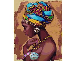 2.0 Products - Dames - Schilderen op nummer volwassenen - Paint by number - 40 x 50 CM - Tropisch