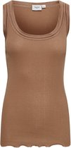 Saint Tropez Gloria Jersey Top Mocca -L