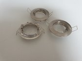 Downlight inbouw spot Chroom geborsteld ( 3 stuks )