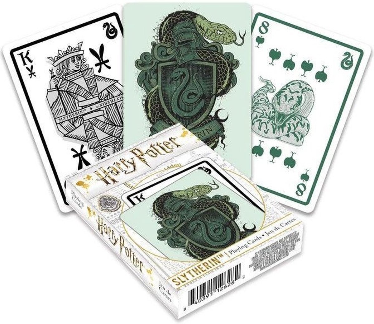 Afbeelding van product Aquarius Harry Potter - Slytherin / Zwadderich Playing Cards / Speelkaarten