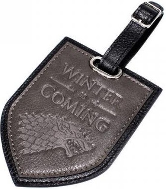 GAME OF THRONES - Étiquette de bagage - Stark 'Winter is Coming'