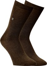 Hobby - Sokken - 2 paar- Egyptisch katoen - Lichtgrijs - HM20