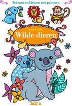 Kleurboek/tekenboek met wilde dieren (koala) (dier patronen) om te kleuren / tekenen (kerst cadeau)