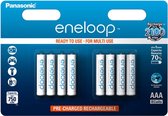 Eneloop - 8x Oplaadbare Eneloop Batterij AAA LR03 750 mAh - Oplaadbaar - Duurzaam - Tot 2100 x Opladen - AAA / Micro / LR03 / GP24G / 24G / R03 / 1212 / FR03 / L92