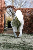 Winterafdekhoes, beschermhoes boom Ø150x 200 cm, vorstbescherming, plantenhoes tegen vorst, wit
